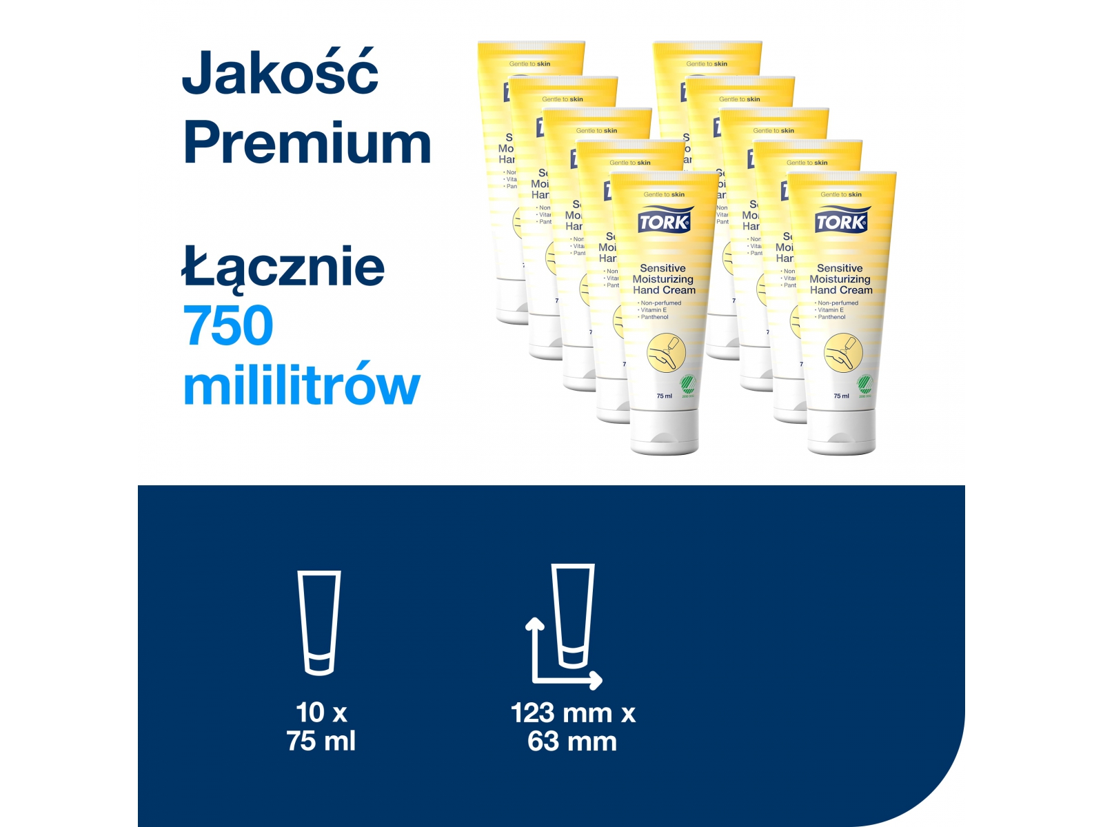 Nawilżający krem do rąk TORK 590210 Skóra Wrażliwa